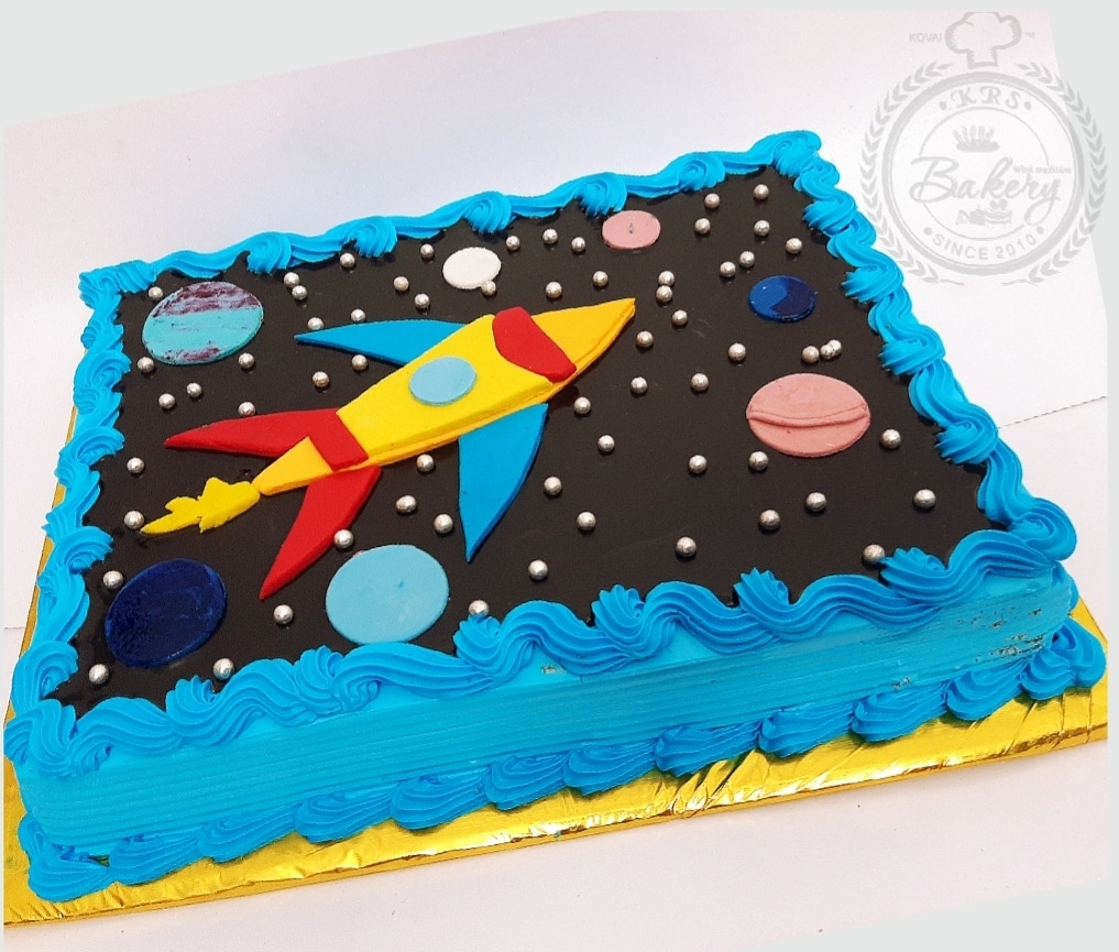 Space Galaxy Cake - Space themed cakes SG - River Ash Bakery
